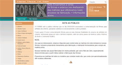 Desktop Screenshot of formixformas.com